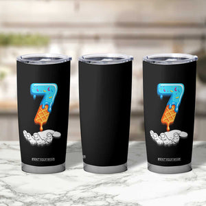 Funny 67 Six Seven Meme Couple Matching Tumbler Cup Number 7 Baseball Ice Cream Drip TS10 Print Your Wear