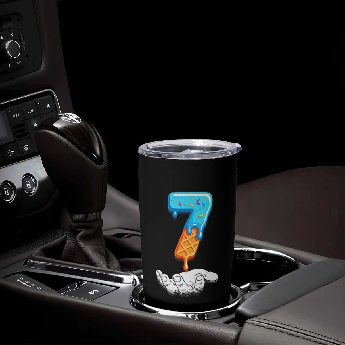 Funny 67 Six Seven Meme Couple Matching Tumbler Cup Number 7 Baseball Ice Cream Drip TS10 Print Your Wear