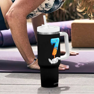 Funny 67 Six Seven Meme Couple Matching Tumbler With Handle Number 7 Baseball Ice Cream Drip TS10 Print Your Wear