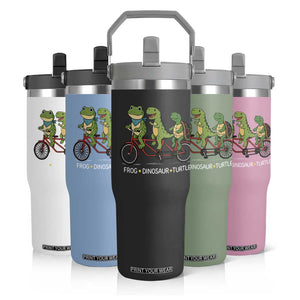 Subtle FDT Flip Straw Tumbler Frog Dinosaur Turtle Political Satire TS10 Print Your Wear