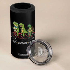 Subtle FDT 4 in 1 Can Cooler Tumbler Frog Dinosaur Turtle Political Satire TS10 Print Your Wear
