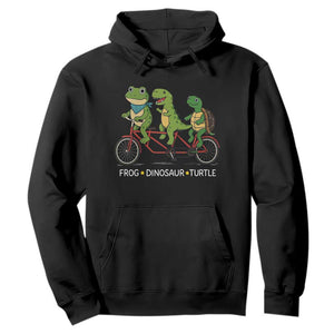 Subtle FDT Hoodie Frog Dinosaur Turtle Political Satire - Print Your Wear