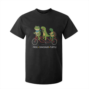 Subtle FDT T Shirt For Kid Frog Dinosaur Turtle Political Satire - Print Your Wear