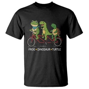 Subtle FDT T Shirt Frog Dinosaur Turtle Political Satire - Print Your Wear