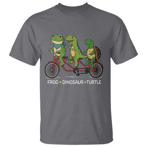 Subtle FDT T Shirt Frog Dinosaur Turtle Political Satire - Print Your Wear