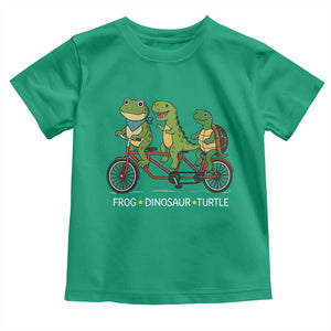 Subtle FDT Toddler T Shirt Frog Dinosaur Turtle Political Satire - Print Your Wear