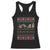 Raccoon Christmas Racerback Tank Top Funny Ugly Christmas TS10 Black Print Your Wear