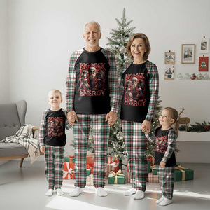 Santa Plaid Pajama Set Big Nick Energy Bootleg Rap Tee TS10 Christmas Plaid Print Your Wear