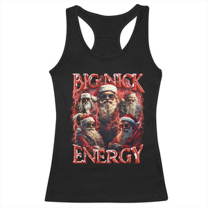 Christmas Santa Racerback Tank Top Big Nick Energy Bootleg Rap Tee TS10 Black Print Your Wear