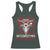 Satan Claus Merry Antichristmas Racerback Tank Top Pentagram Ugly Christmas Sweater Evil Pajama TS10 Dark Forest Green Print Your Wear