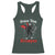 Christmas Krampus Racerback Tank Top Scary Horror Goth Xmas Gruss Von Krampus TS10 Dark Forest Green Print Your Wear