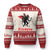 Krampus Ugly Christmas Sweater Scary Horror Goth Xmas Gruss Von Krampus TS10 Red Print Your Wear
