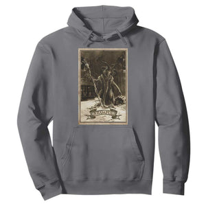 Christmas Krampus Hoodie Xmas Horror Ugly Sweater Krampus Tarot Card Evil Pajama TS10 Charcoal Print Your Wear