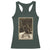 Christmas Krampus Racerback Tank Top Xmas Horror Ugly Sweater Krampus Tarot Card Evil Pajama TS10 Dark Forest Green Print Your Wear