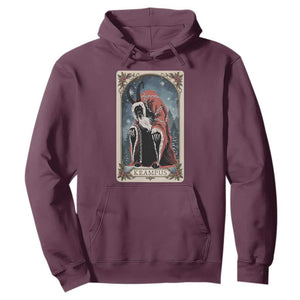 Christmas Krampus Hoodie Tarot Card Xmas Horror Ugly Sweater Evil Pajama TS10 Maroon Print Your Wear