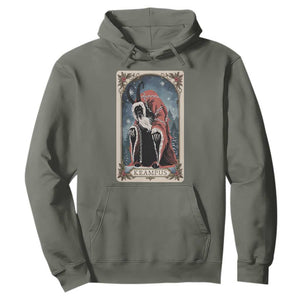 Christmas Krampus Hoodie Tarot Card Xmas Horror Ugly Sweater Evil Pajama TS10 Military Green Print Your Wear