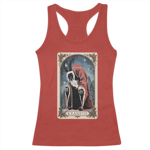 Christmas Krampus Racerback Tank Top Tarot Card Xmas Horror Ugly Sweater Evil Pajama TS10 Red Print Your Wear