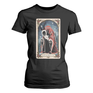 Christmas Krampus T Shirt For Women Tarot Card Xmas Horror Ugly Sweater Evil Pajama TS10 Black Print Your Wear