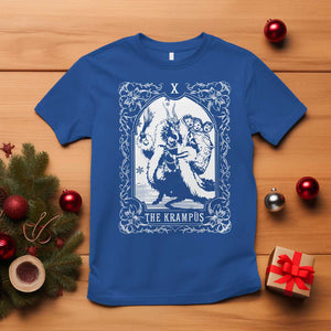 Christmas Krampus T Shirt The Krampus Tarot Card Goth Xmas TS10 Royal Blue Print Your Wear
