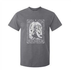 Christmas Krampus T Shirt For Kid The Krampus Tarot Card Goth Xmas TS10 Charcoal Print Your Wear