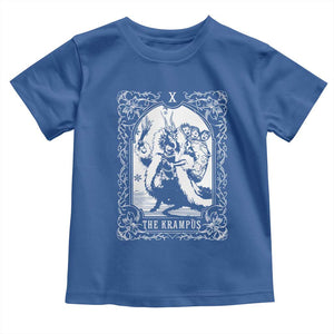 Christmas Krampus Toddler T Shirt The Krampus Tarot Card Goth Xmas TS10 Royal Blue Print Your Wear