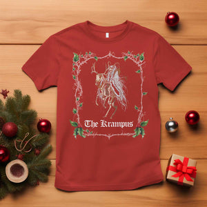 Christmas Krampus T Shirt Goth Xmas Krampus Reindeer Skull Ugly Sweater Evil Pajama TS10 Red Print Your Wear