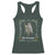 Christmas Krampus Racerback Tank Top Goth Xmas Krampus Reindeer Skull Ugly Sweater Evil Pajama TS10 Dark Forest Green Print Your Wear