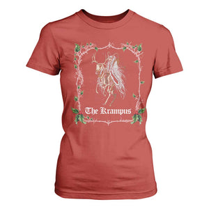 Christmas Krampus T Shirt For Women Goth Xmas Krampus Reindeer Skull Ugly Sweater Evil Pajama TS10 Red Print Your Wear