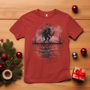 Christmas Krampus T Shirt Scary Horror Goth Xmas Blood Moon Ugly Sweater Evil Pajama TS10 Red Print Your Wear