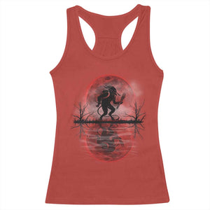 Christmas Krampus Racerback Tank Top Scary Horror Goth Xmas Blood Moon Ugly Sweater Evil Pajama TS10 Red Print Your Wear