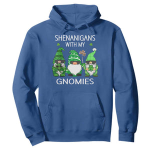 Lucky St Patricks Day Gnomes Hoodie Shamrock Leopard Gnome Irish TS10 Royal Blue Print Your Wear
