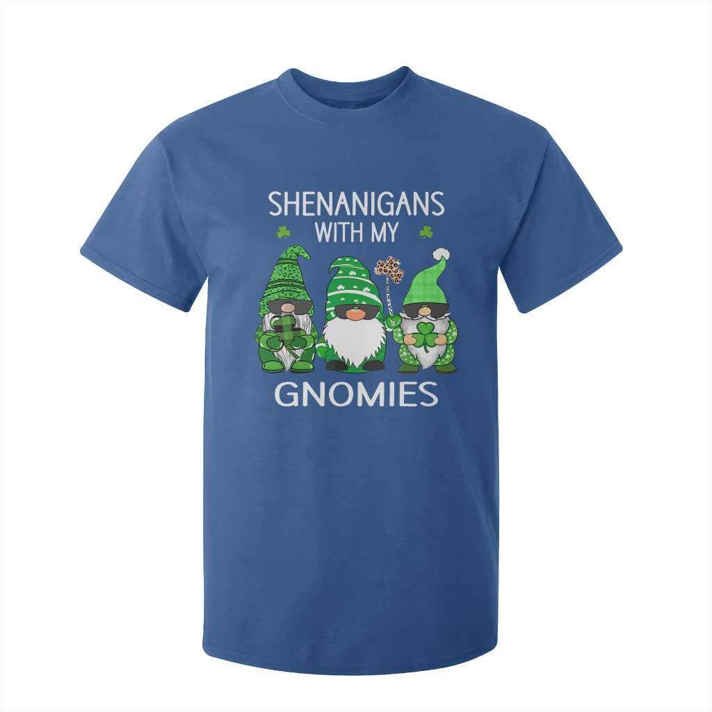 Lucky St Patricks Day Gnomes T Shirt For Kid Shamrock Leopard Gnome Irish TS10 Royal Blue Print Your Wear