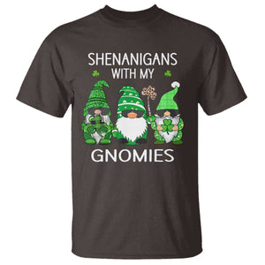 Lucky St Patricks Day Gnomes T Shirt Shamrock Leopard Gnome Irish TS10 Dark Chocolate Print Your Wear