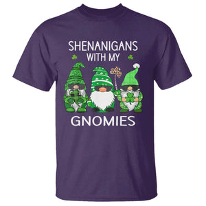 Lucky St Patricks Day Gnomes T Shirt Shamrock Leopard Gnome Irish TS10 Purple Print Your Wear