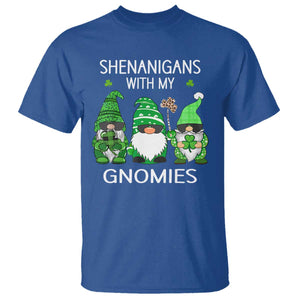 Lucky St Patricks Day Gnomes T Shirt Shamrock Leopard Gnome Irish TS10 Royal Blue Print Your Wear