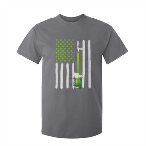 St. Patricks Day Irish Beer American Flag T Shirt For Kid Brewery Craft Beer TS10 Charcoal Print Your Wear