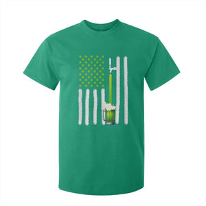 St. Patricks Day Irish Beer American Flag T Shirt For Kid Brewery Craft Beer TS10 Irish Green Print Your Wear