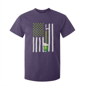 St. Patricks Day Irish Beer American Flag T Shirt For Kid Brewery Craft Beer TS10 Purple Print Your Wear