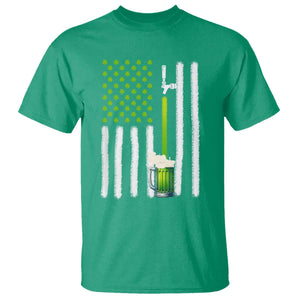 St. Patricks Day Irish Beer American Flag T Shirt Brewery Craft Beer TS10 Irish Green Print Your Wear