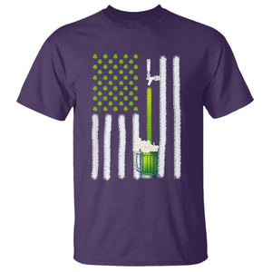 St. Patricks Day Irish Beer American Flag T Shirt Brewery Craft Beer TS10 Purple Print Your Wear