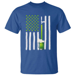 St. Patricks Day Irish Beer American Flag T Shirt Brewery Craft Beer TS10 Royal Blue Print Your Wear
