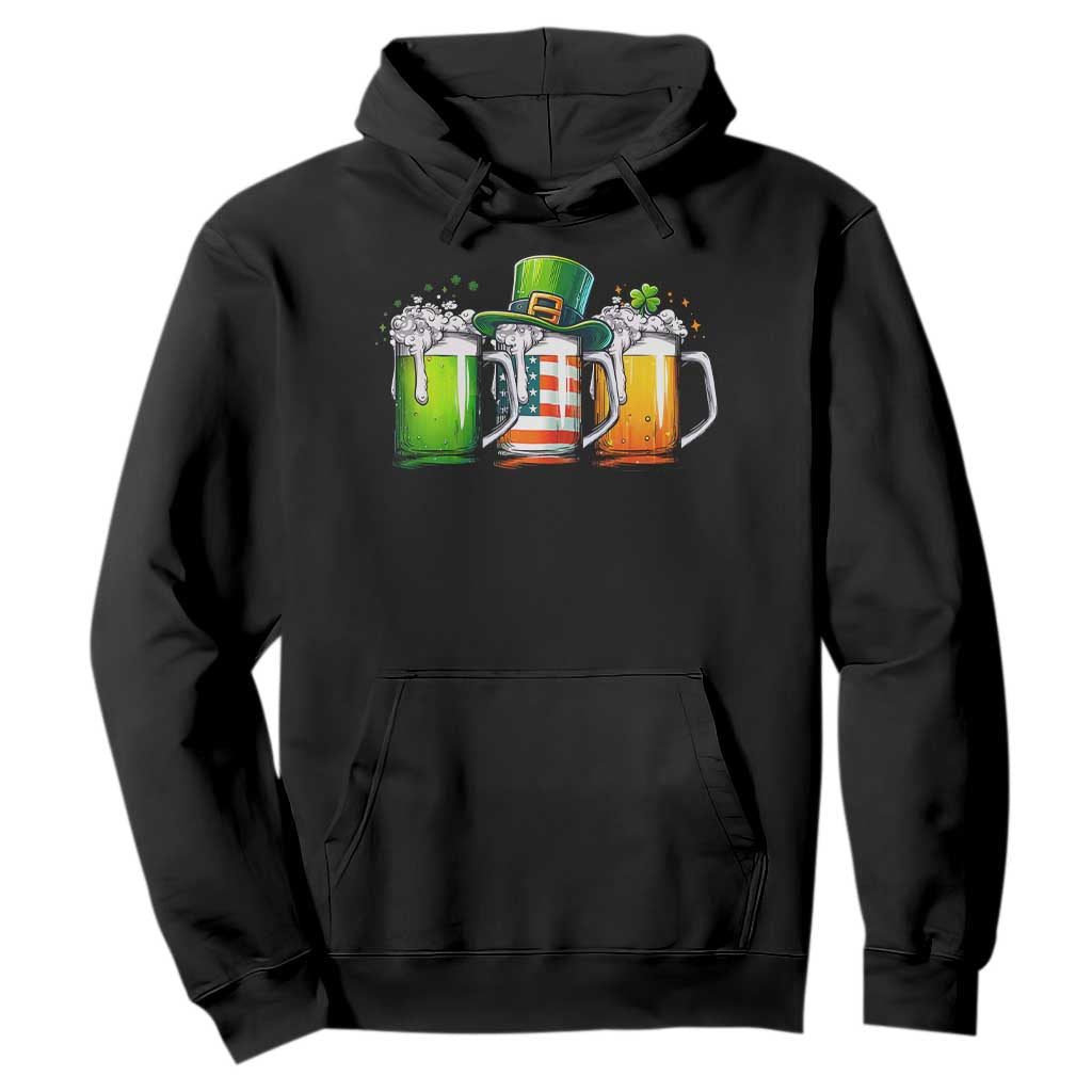 Irish Beer Hoodie Ireland St Patricks Day Drinking Party TS10 Black Print Your Wear