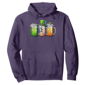 Irish Beer Hoodie Ireland St Patricks Day Drinking Party TS10 Purple Print Your Wear