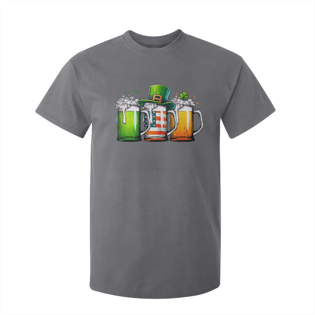 Irish Beer T Shirt For Kid Ireland St Patricks Day Drinking Party TS10 Charcoal Print Your Wear