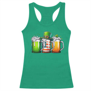 Irish Beer Racerback Tank Top Ireland St Patricks Day Drinking Party TS10 Irish Green Print Your Wear