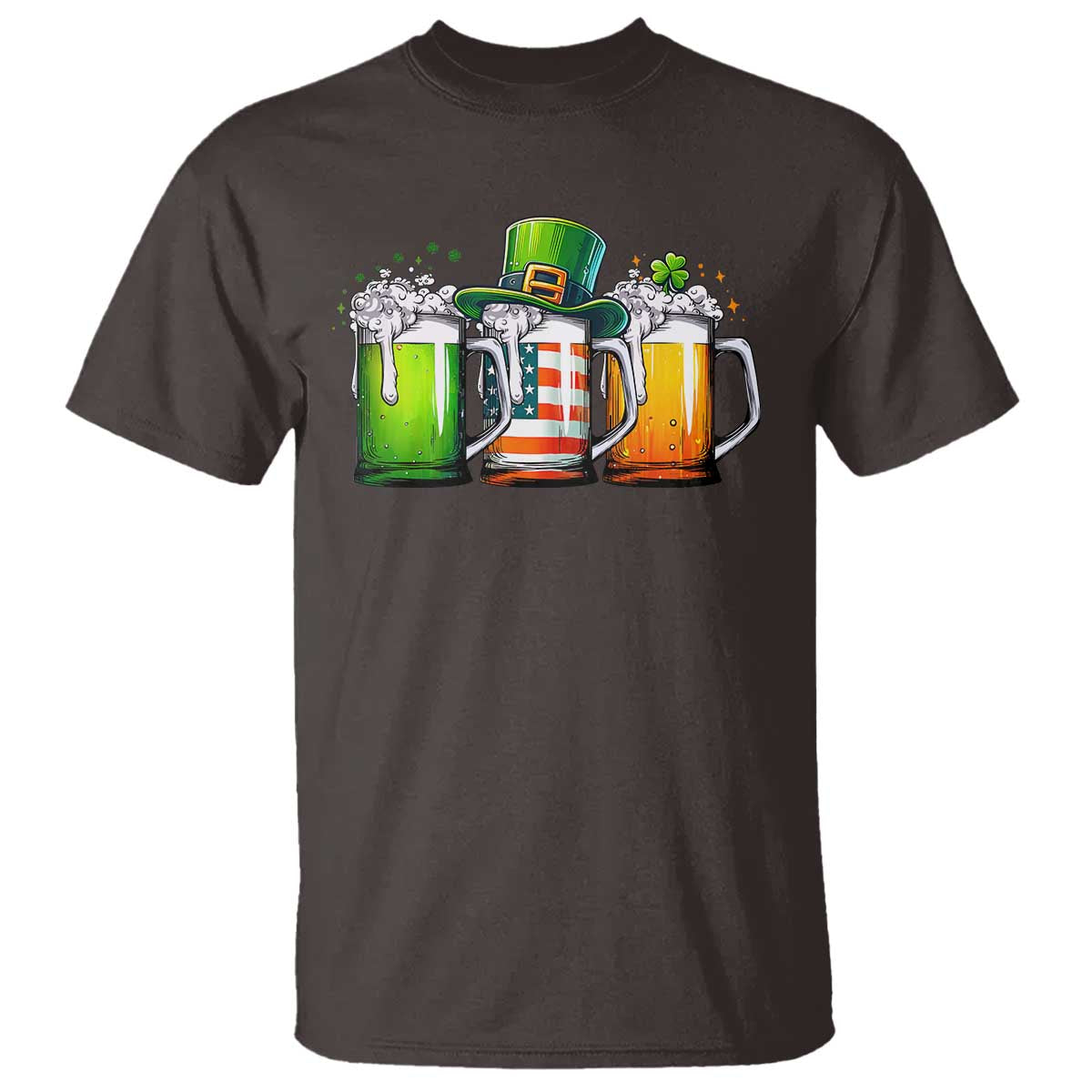 Irish Beer T Shirt Ireland St Patricks Day Drinking Party TS10 Dark Chocolate Print Your Wear