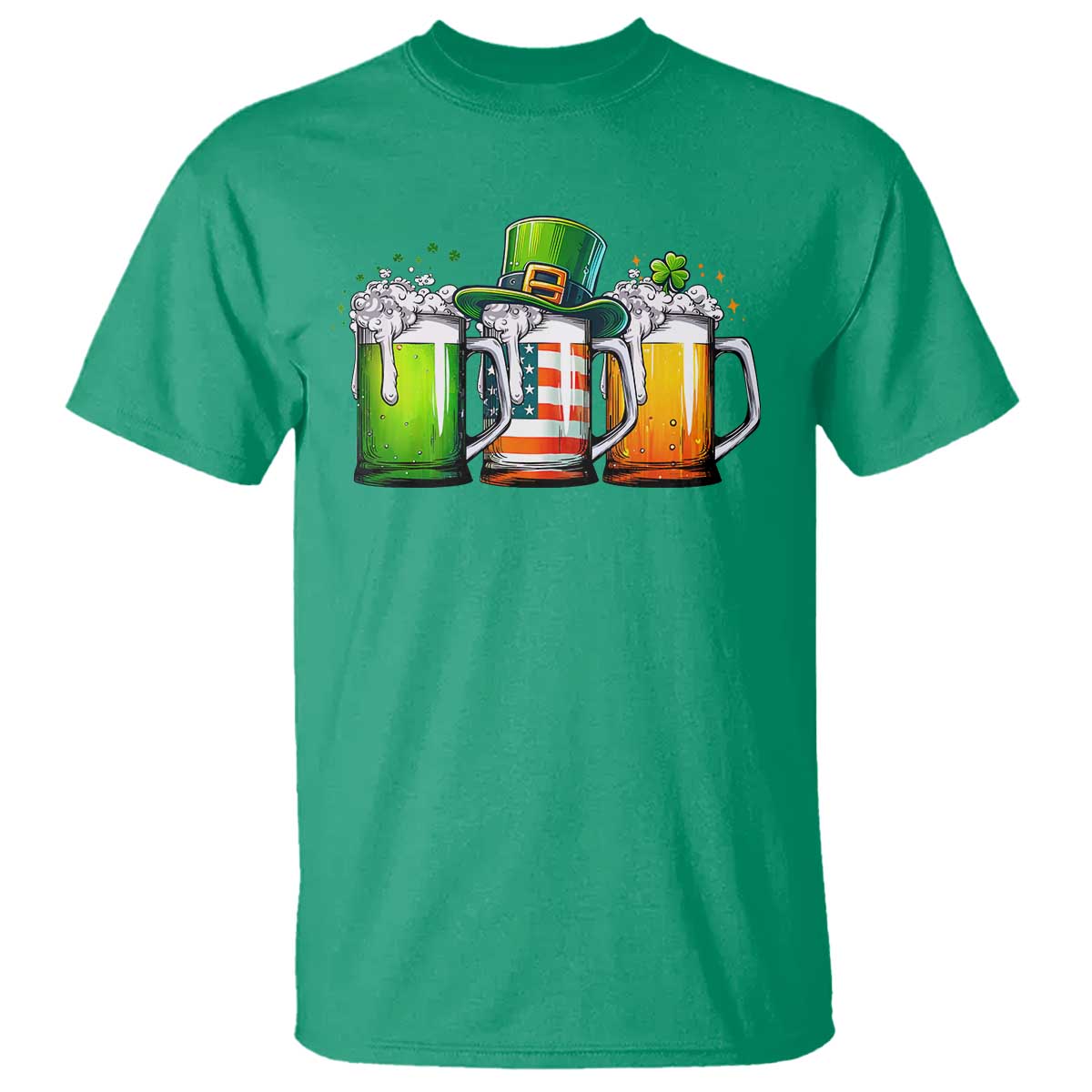 Irish Beer T Shirt Ireland St Patricks Day Drinking Party TS10 Irish Green Print Your Wear