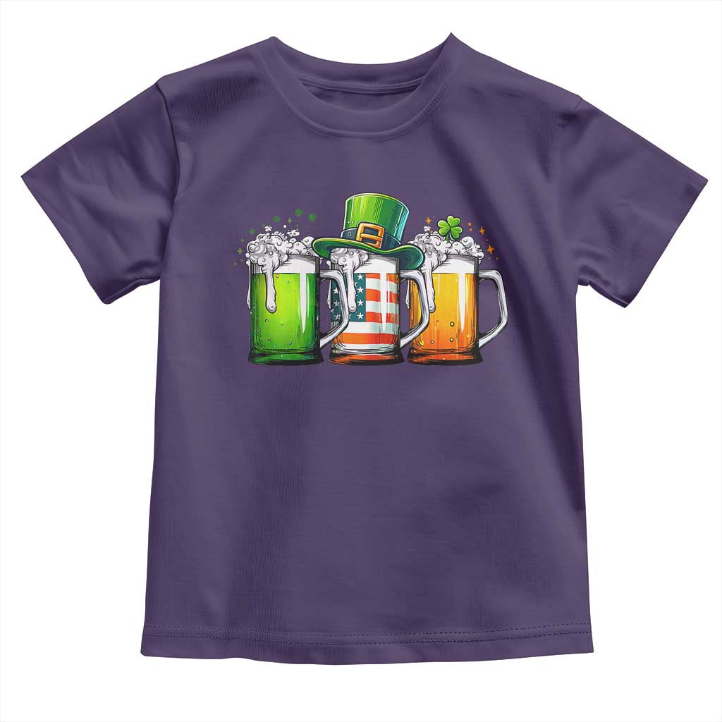 Irish Beer Toddler T Shirt Ireland St Patricks Day Drinking Party TS10 Purple Print Your Wear
