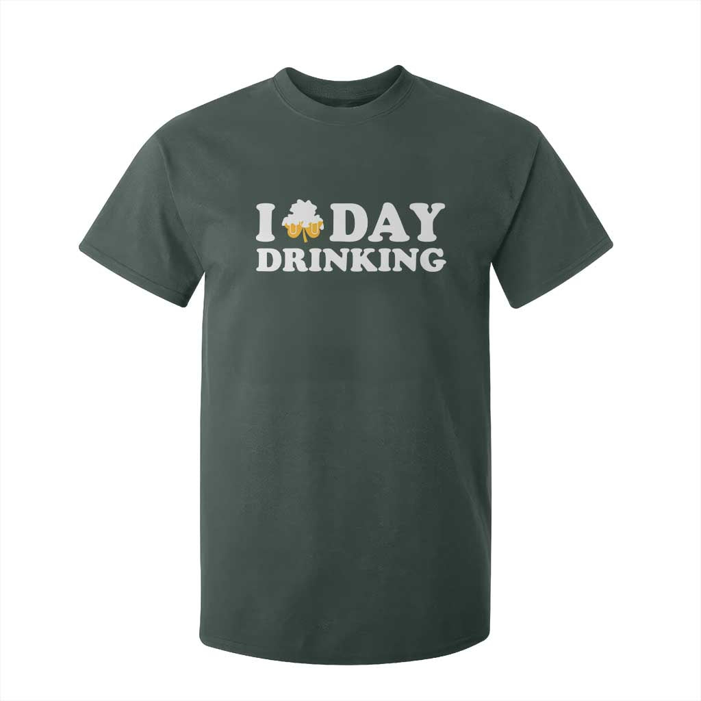 St Patricks Day Irish Beer T Shirt For Kid Funny Drinking Party TS10 Dark Forest Green Print Your Wear