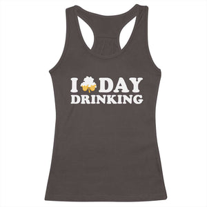 St Patricks Day Irish Beer Racerback Tank Top Funny Drinking Party TS10 Dark Chocolate Print Your Wear